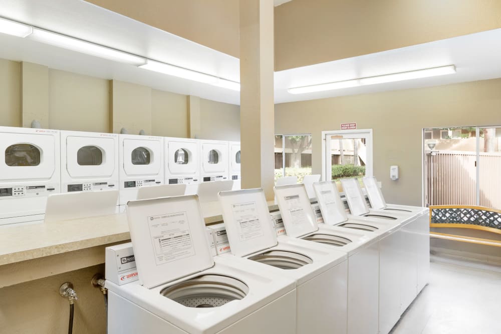 Laundry center at Emerald Ridge in Garden Grove, California