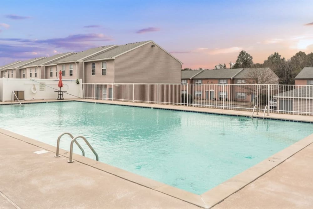 Luxury swimming pool at Cypress Creek Townhomes in Goodlettsville, Tennessee
