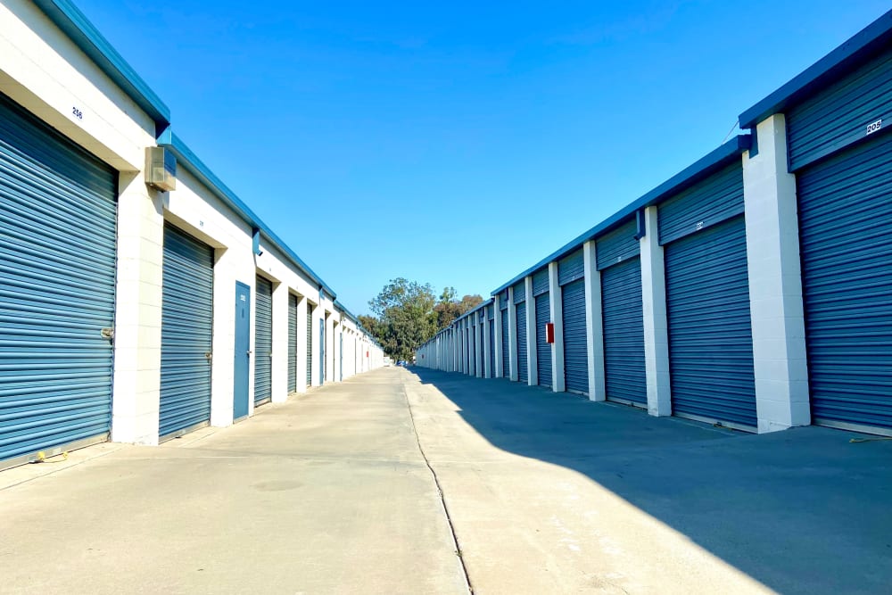 A row of units at Storage Stop Norco in Norco, California