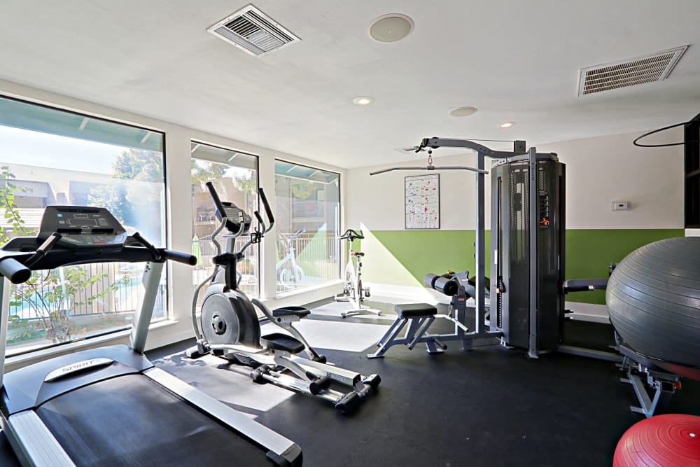 Fitness center at Connect on Union in Phoenix, Arizona 