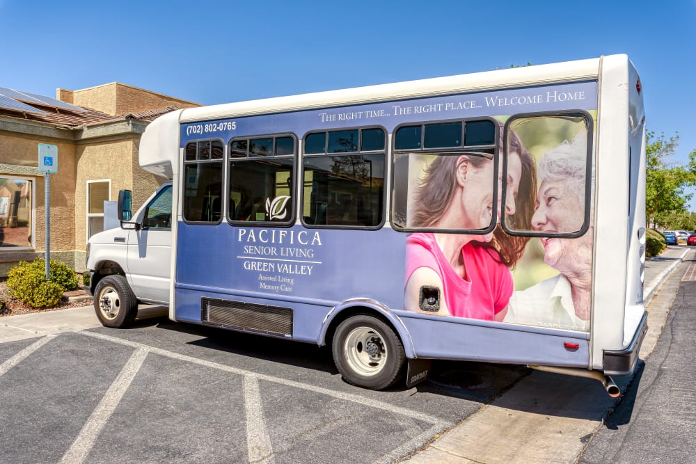Official vehicle of  Pacifica Senior Living Green Valley in Henderson, Nevada