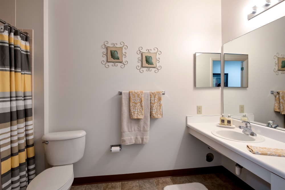 Bathroom at Senior Living Community in Ocala, Florida