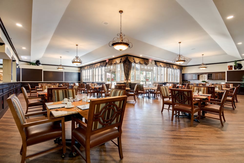 Restaurant at Pacifica Senior Living Ocala Senior Living Community