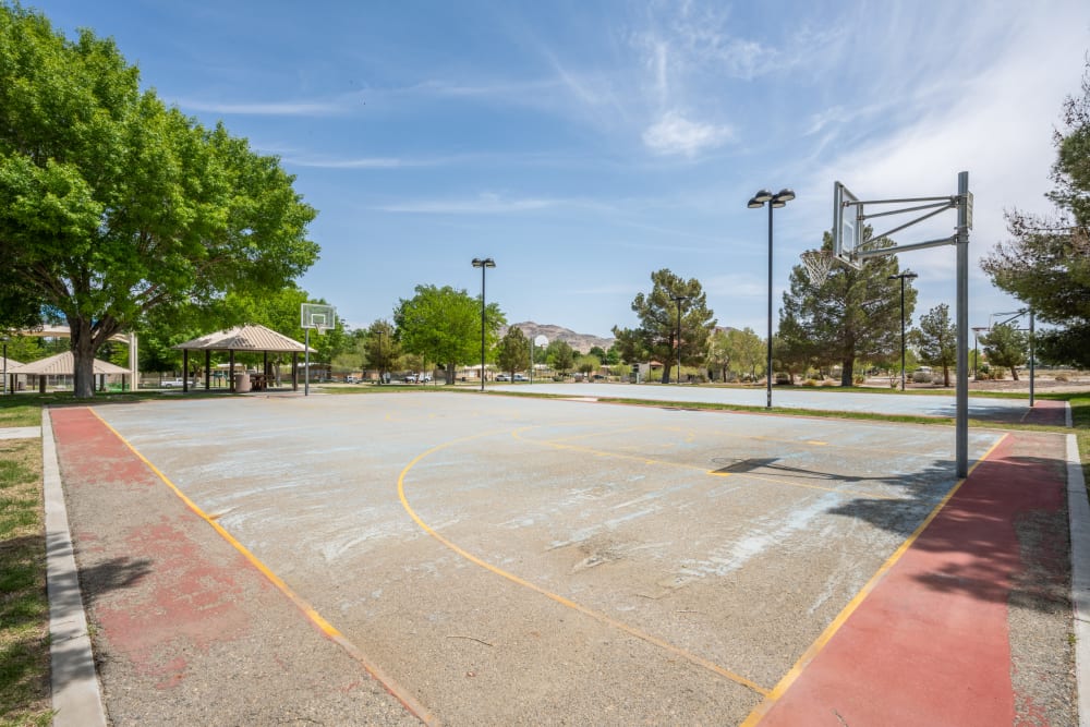 Enjoy our Beautiful Apartments Basketball Court at SOQ