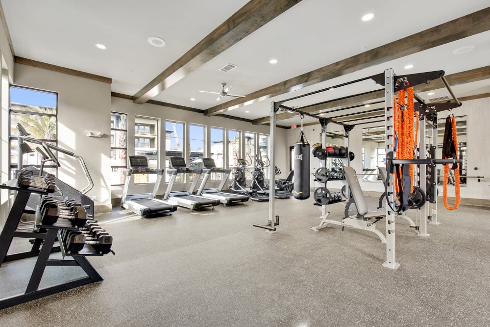 State-of-the-art fitness center at Steele Creek in Jacksonville, Florida