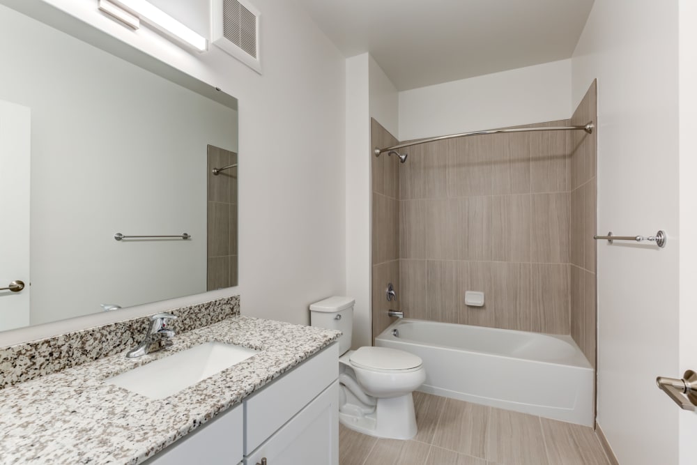 Bathroom at Main Street Apartments in Rockville, Maryland