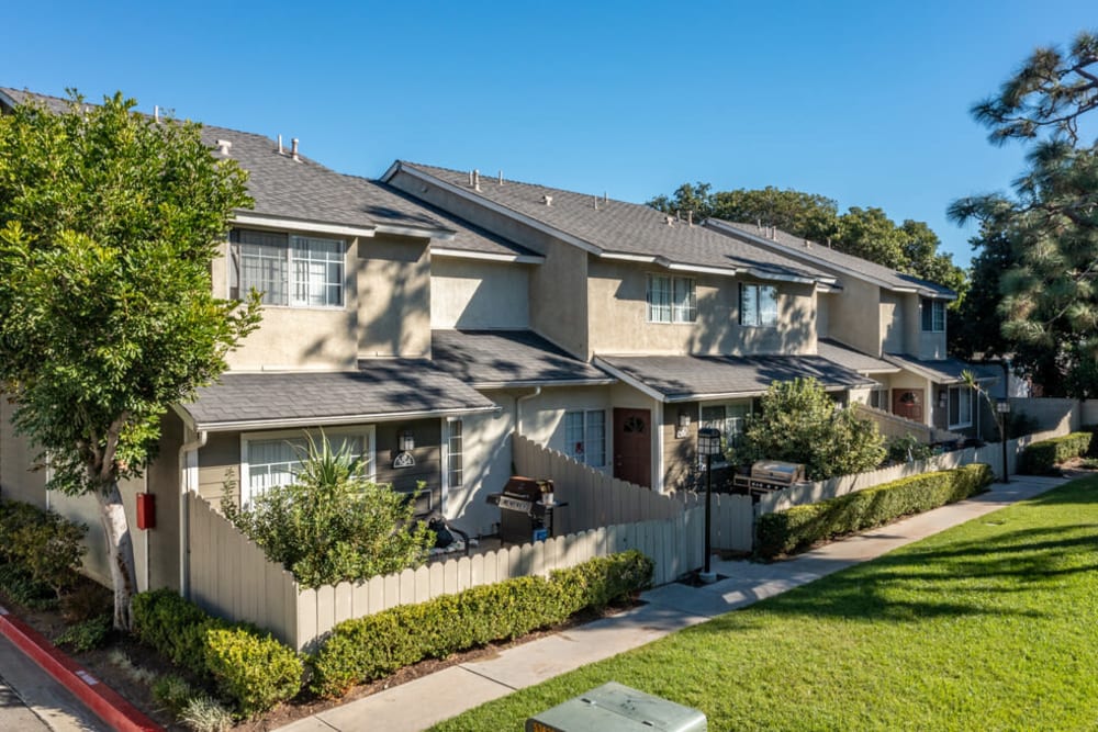 Leasing office at Greystone in Costa Mesa, California