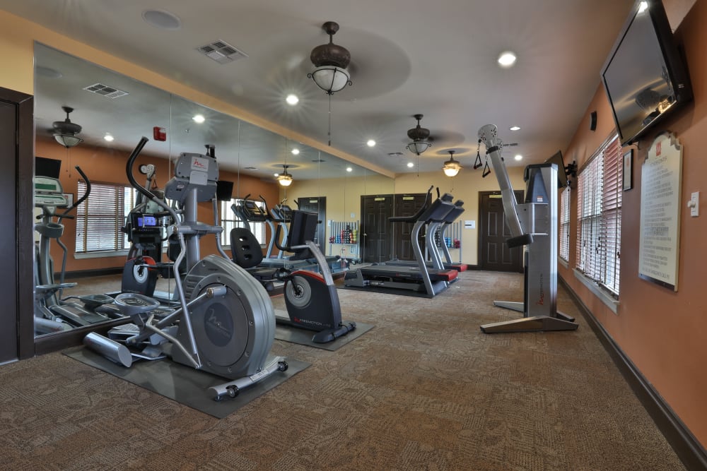 Fitness Center at Mariposa at Hunter Road in San Marcos, Texas