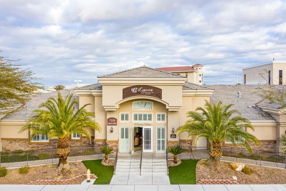 Front Entrance at Pacifica Senior Living San Martin in Las Vegas, Nevada