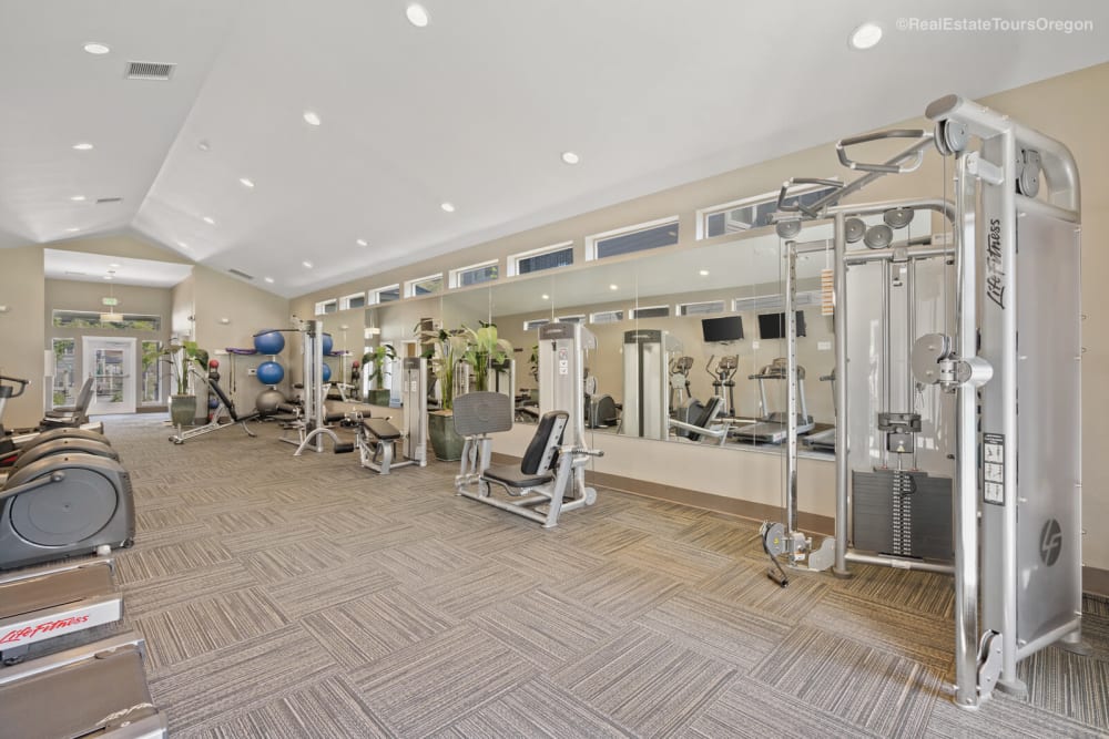 fitness center at Columbia View in Vancouver, Washington