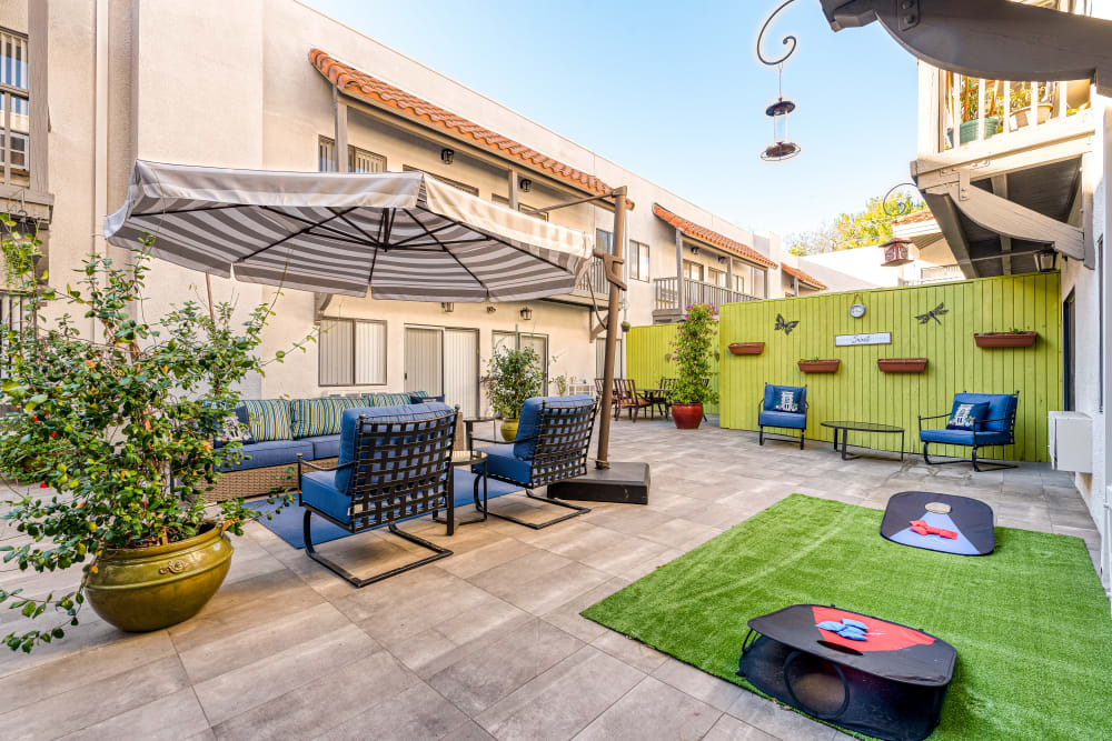 Senior Living Community with a Patio in Newhall, California