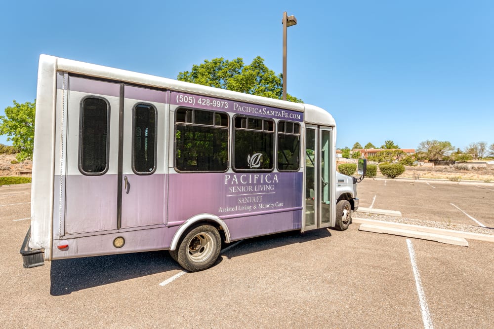 Official vehicle at Pacifica Senior Living Santa Fe Senior Living Community