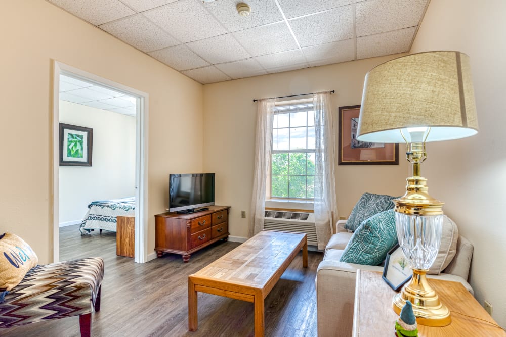 Receiving area in Bedroom   at Pacifica Senior Living Santa Fe in Santa Fe, New Mexico