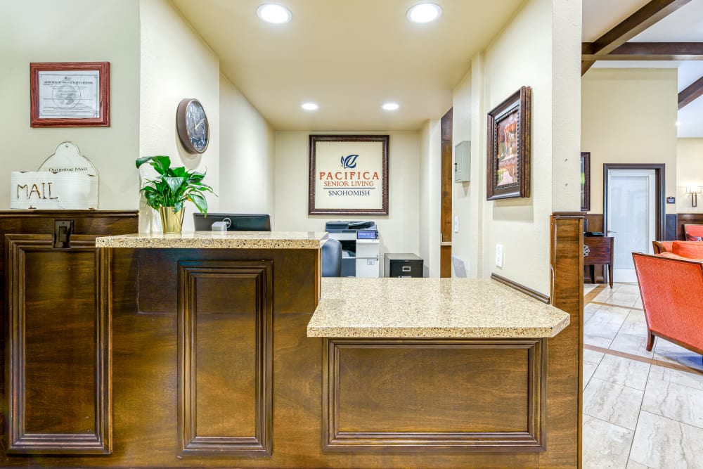 Reception at Senior Living Community in Snohomish, Washington