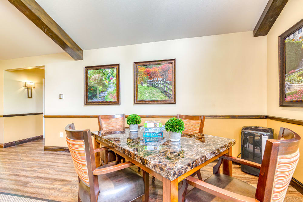Dining Area at Pacifica Senior Living Snohomish in Snohomish, Washington
