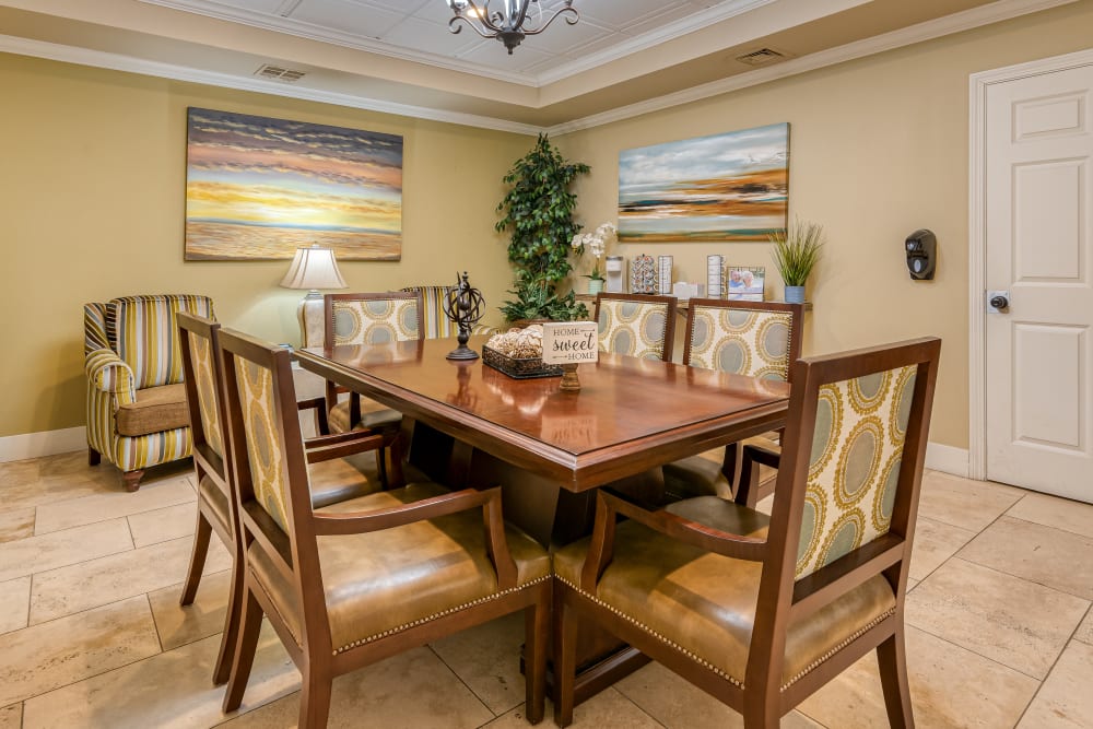 Closed door dining area  in Las Vegas, Nevada
