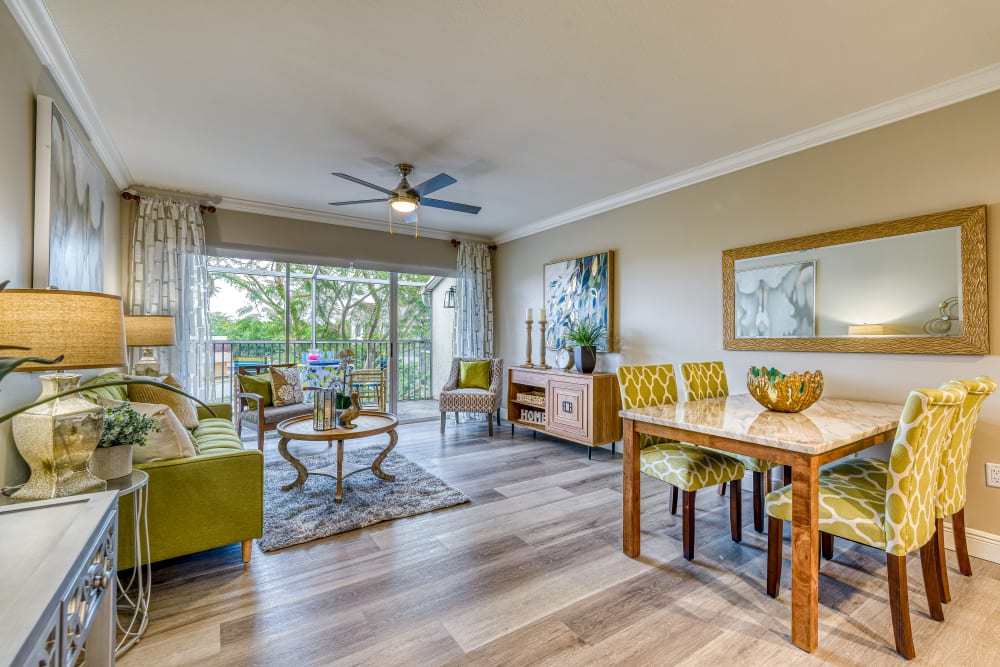 Resident dining area at Pacifica Senior Living Sunrise in Sunrise, Florida