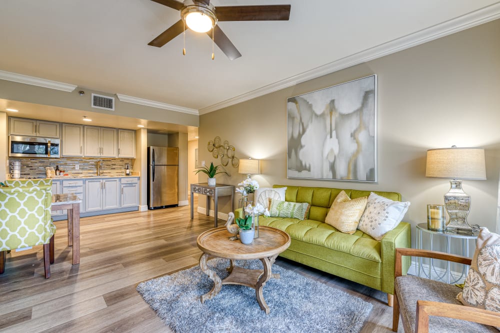 Resident's Living room at Senior Living Community in Sunrise, Florida