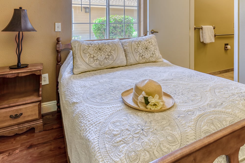 Bedroom at Pacifica Senior Living Tucson in Tucson, Arizona
