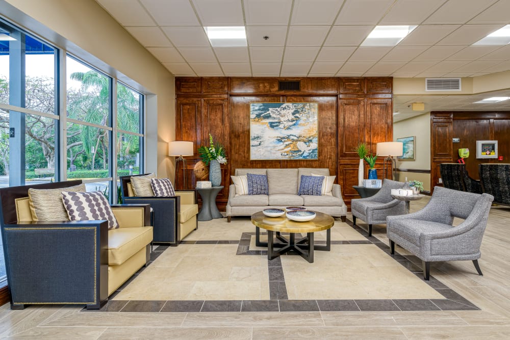 Common area at Pacifica Senior Living Sunrise in Sunrise, Florida
