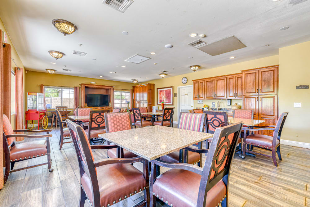 Common area at Senior Living Community in Tucson, Arizona