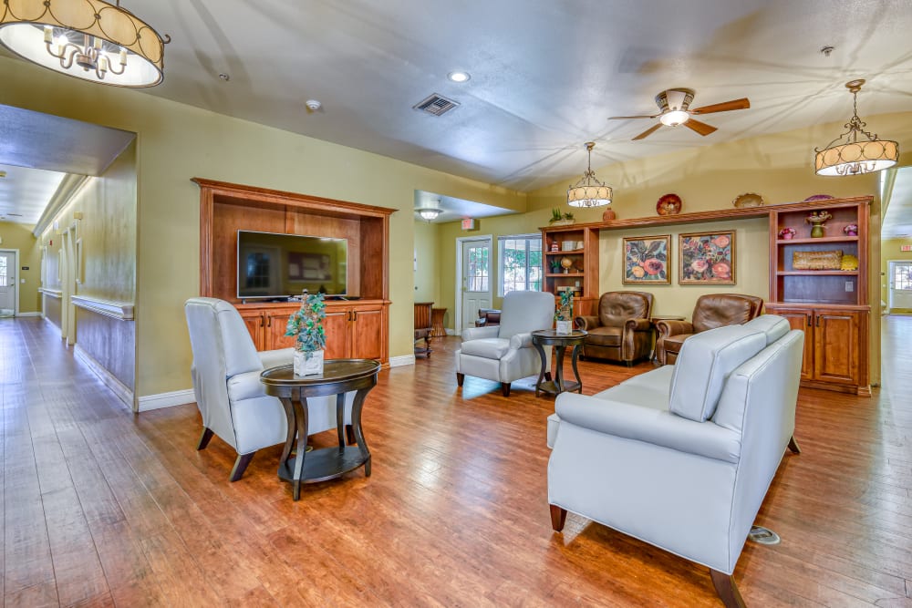 Lounge area at Senior Living Community in Tucson, Arizona