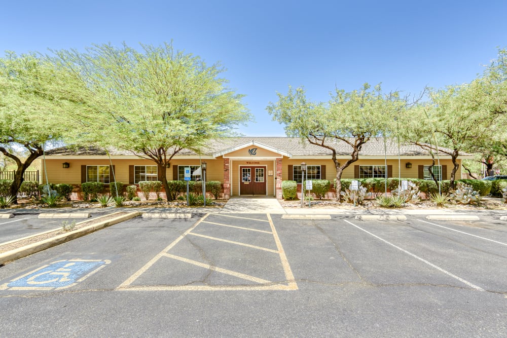 Parking space at Pacifica Senior Living Tucson in Tucson, Arizona