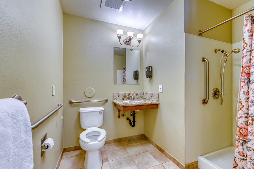 Bathroom at Senior Living Community in Tucson, Arizona