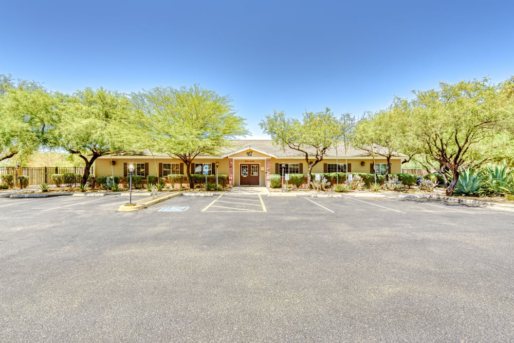 Outdoor shot of Pacifica Senior Living Tucson in Tucson, Arizona