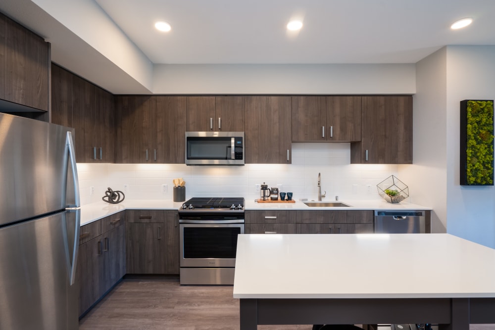 Spacious kitchen at Anson in Burlingame, California