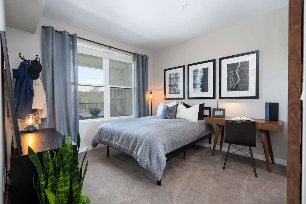 Spacious bedroom at Anson in Burlingame, California