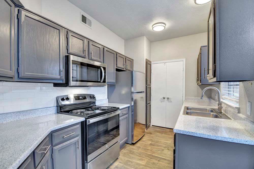 Spacious Kitchen at {location_name}} in Duncanville, Texas