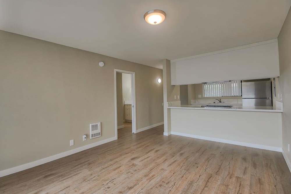 Floor plan living room at Bay Breeze in Costa Mesa, California