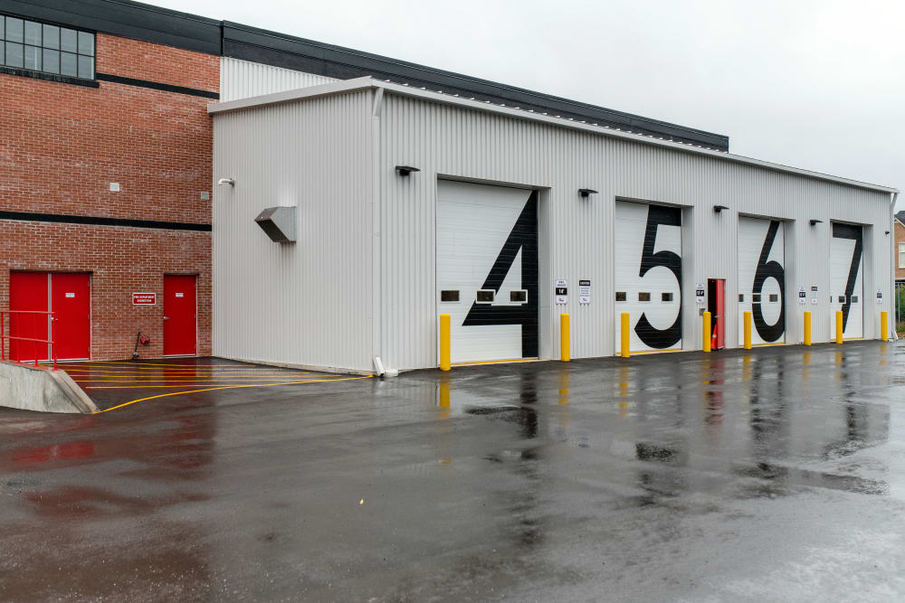 Exterior Storage Units at Apple Self Storage - Leaside in Toronto, Ontario