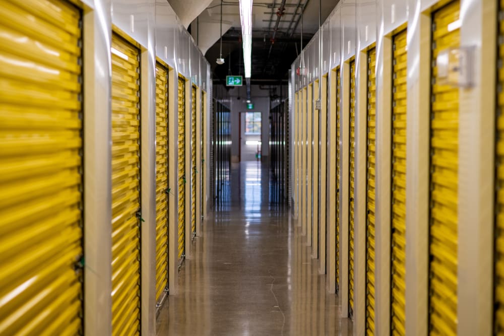 Storage Hallway at Apple Self Storage - Leaside in Toronto, Ontario