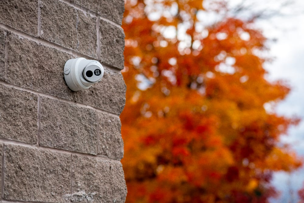 Apple Self Storage - Barrie South has Security Cameras located outside Business Storage in Barrie