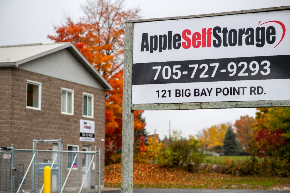 Storage facility Front sign at Apple Self Storage - Barrie South