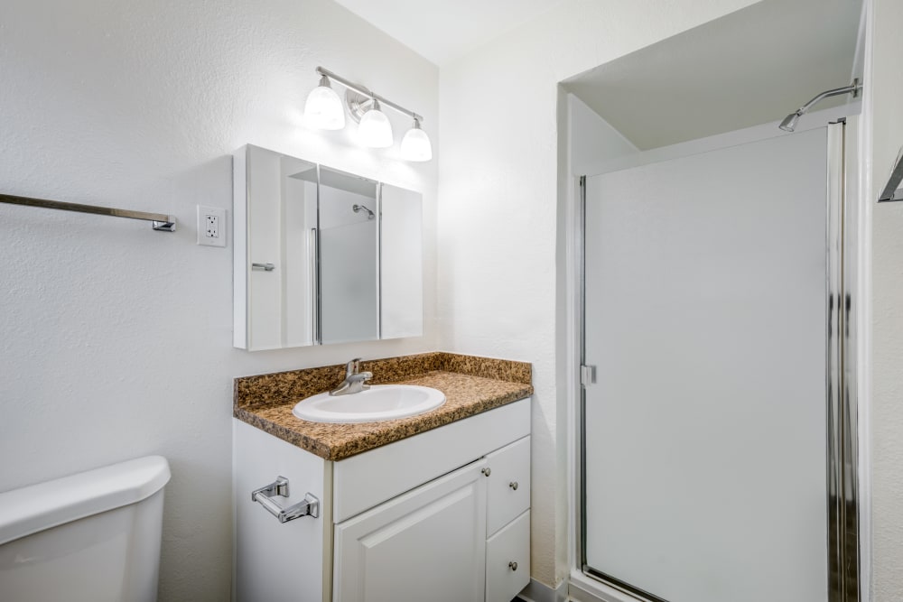 Bathroom at Apartments in Seal Beach, California