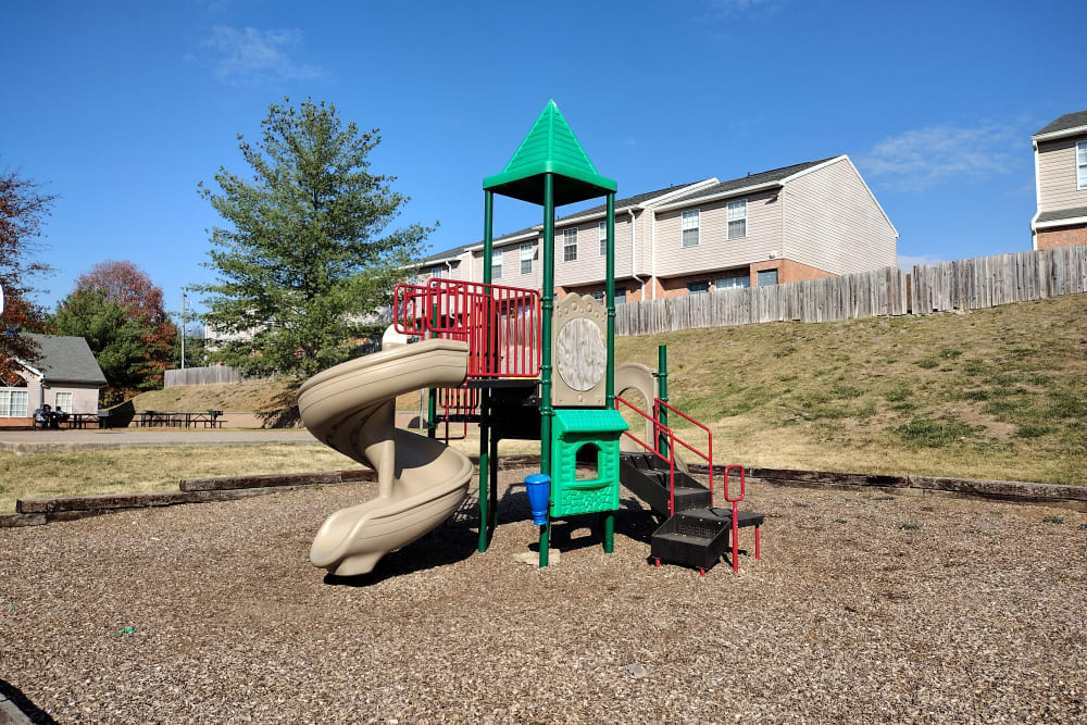 Childrens playground at Cypress Creek Townhomes in Goodlettsville, Tennessee
