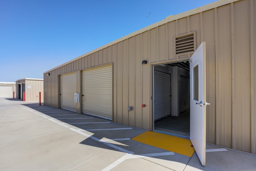 Loading area at Turlock Self Storage in Turlock, California