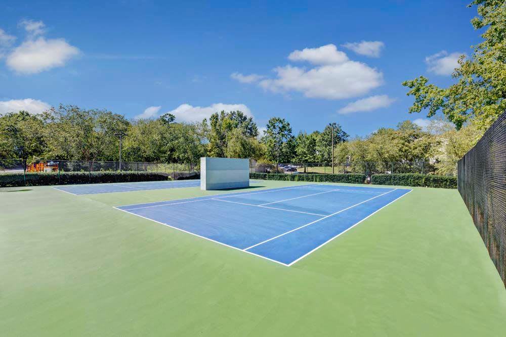 Tennis Court at Apartments in Mint Hill, North Carolina