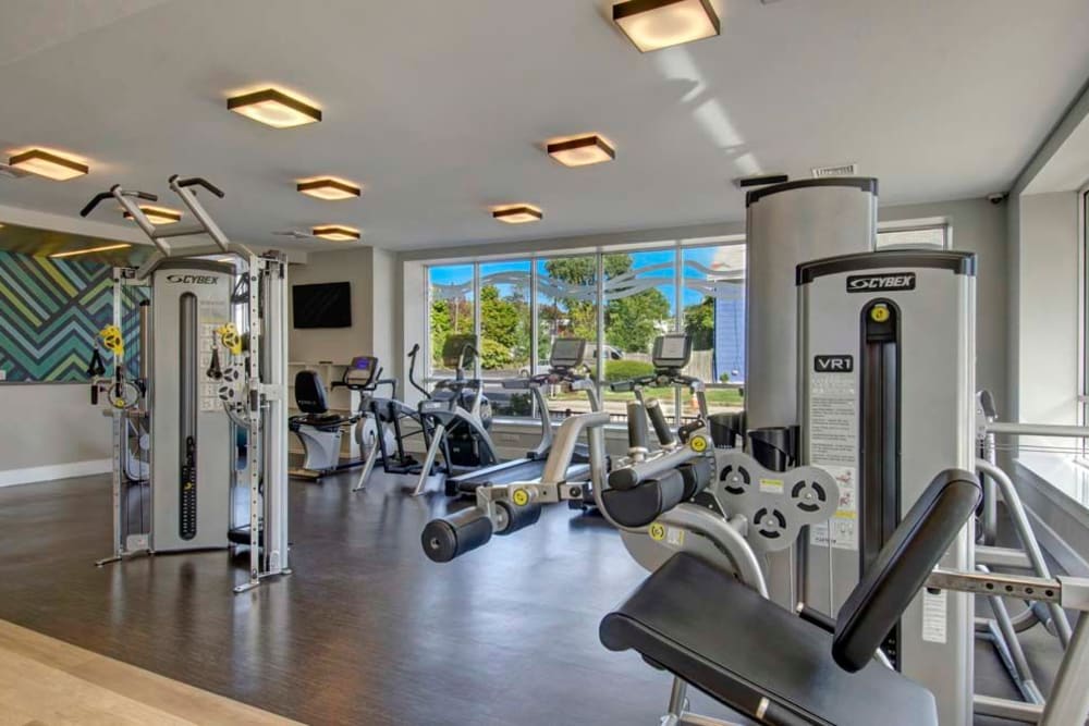Fitness Center at Apartments in Watertown, Massachusetts