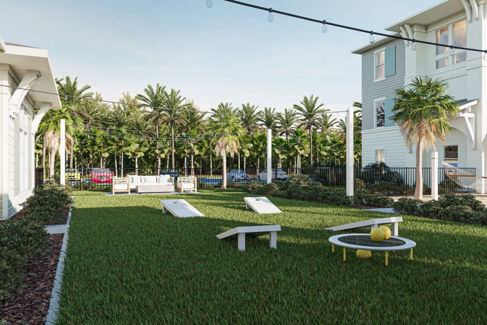 Patio at The Griffon Vero Beach in Vero Beach, Florida