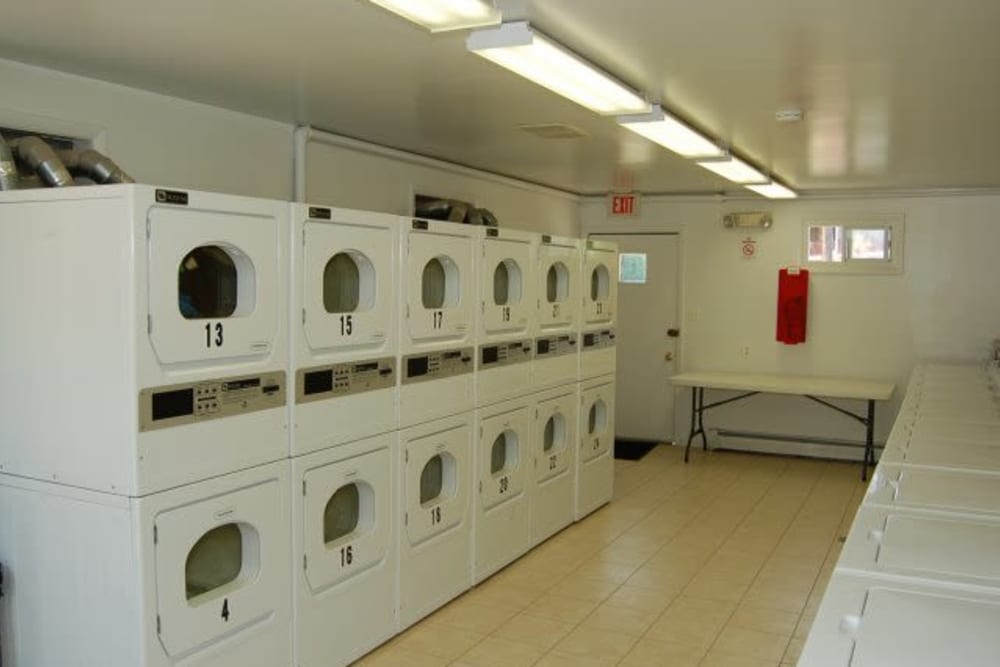 Washing machines and dryers at Orchard Park in Edgewater Park, New Jersey