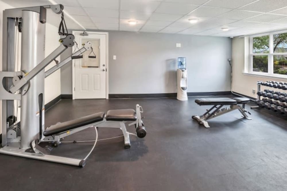 Fitness room at Liberty Pointe, Newark, Delaware