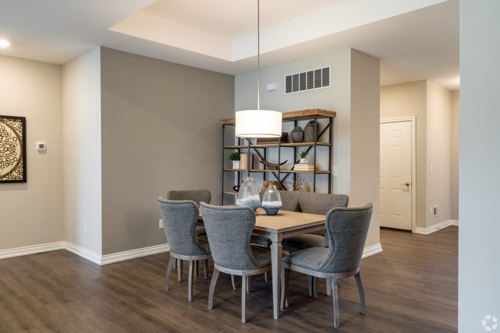 Dining area at Encore at Deerhill in Clarkston, Michigan