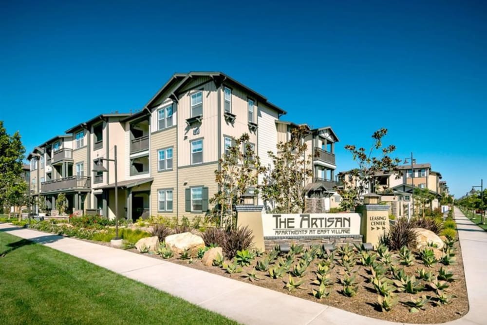 Exterior of Artisan at East Village Apartments at Artisan at East Village Apartments in Oxnard, California