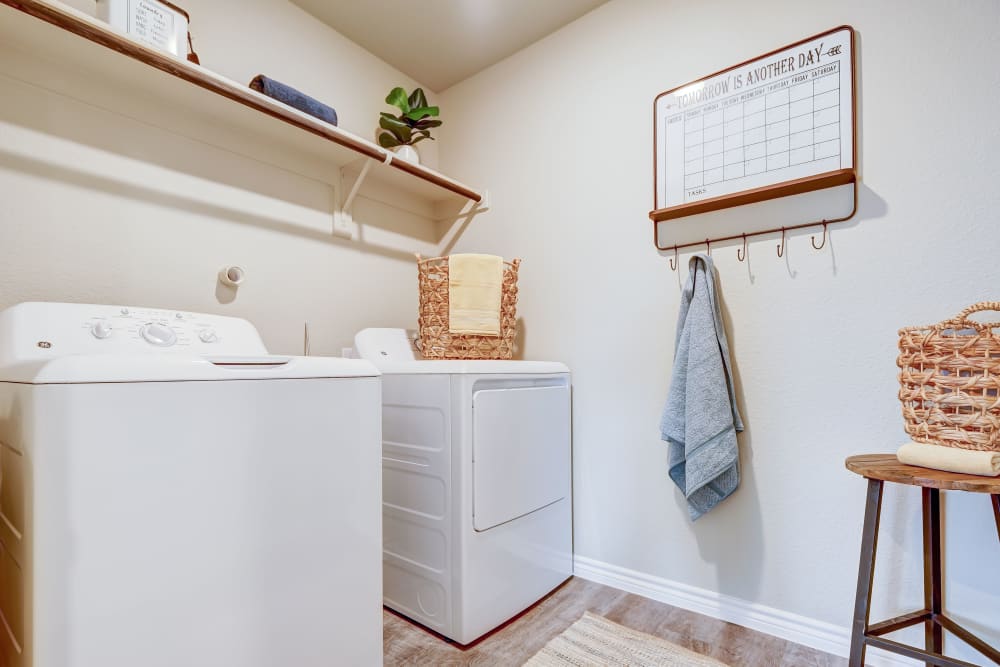 Home with a washer and dryer at BB Living Harvest in Argyle, Texas