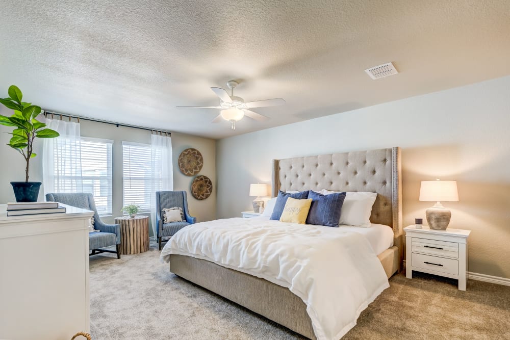 Spacious bedroom at BB Living Harvest in Argyle, Texas