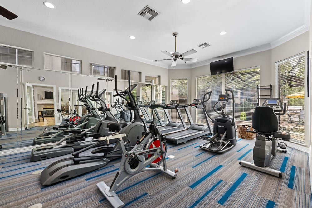24-Hour Fitness Center at Marquis at Ladera Vista in Austin, Texas